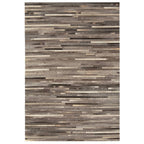Gaucho Rug 120x170cm Dark Grey Stripe Rug