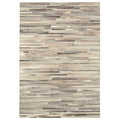 Gaucho Rug 120x170cm Light Grey Stripe Rug