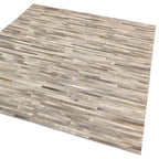 Gaucho Rug 120x170cm Light Grey Stripe Rug