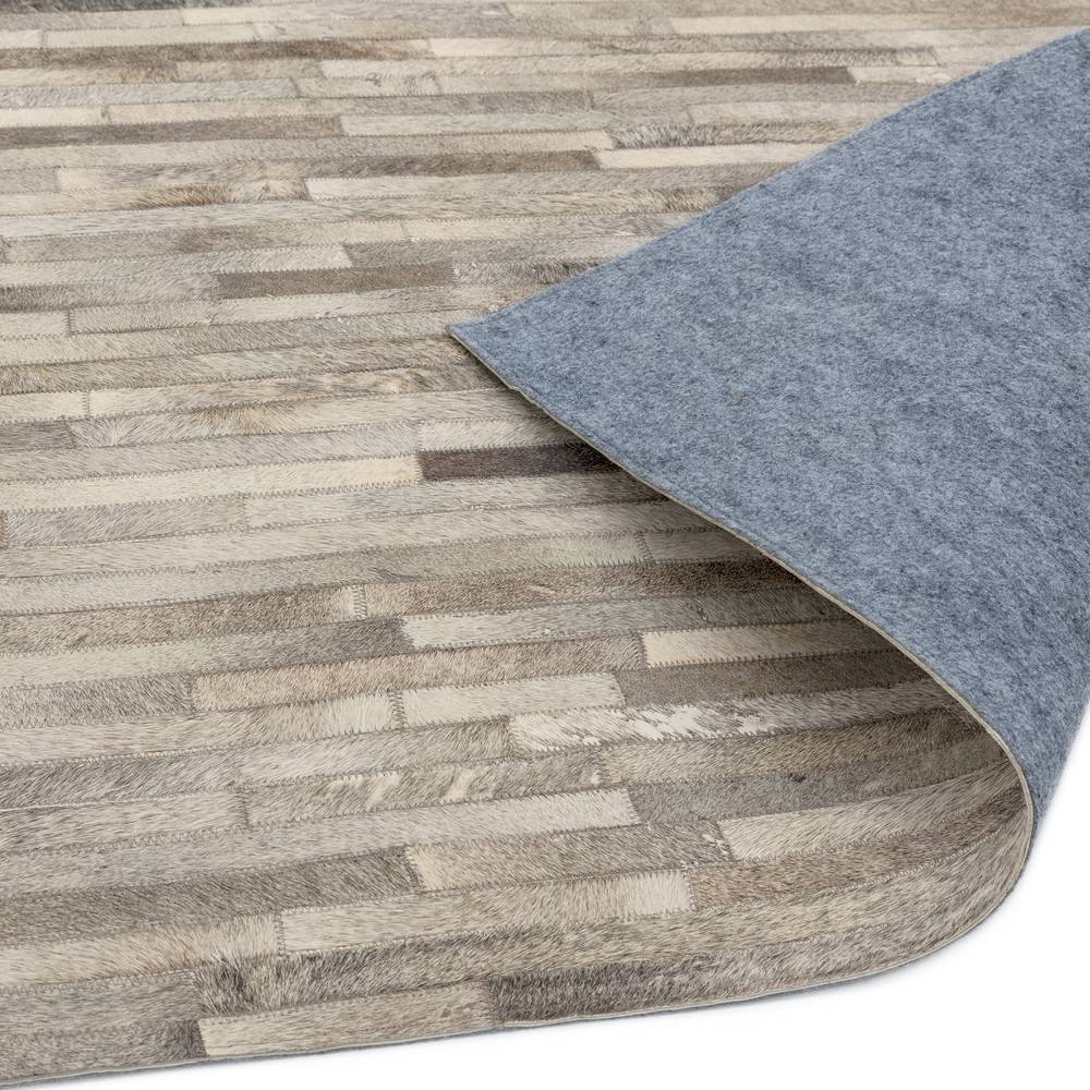 Gaucho Rug 120x170cm Light Grey Stripe Rug