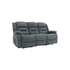 Alva Electric Recliner Sofa Grey 3 Seater