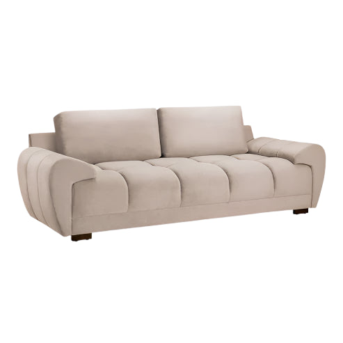 Azzuro Sofa Mocha 3 Seater