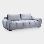 Azzuro Sofa Grey 3 Seater