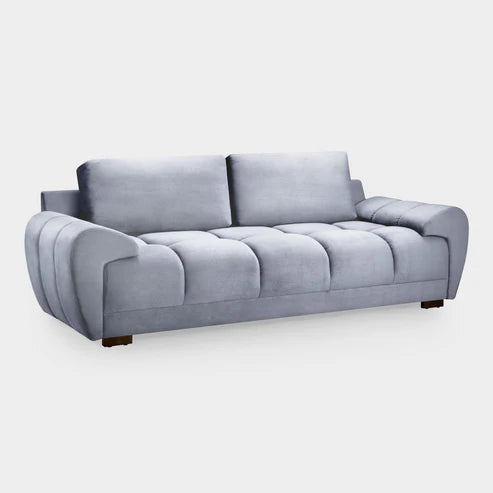 Azzuro Sofa Grey 3 Seater