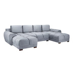 Azzuro Sofa Grey U Shape Corner
