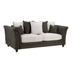 Bella Sofa Scatter Back Grey 3 Seater