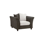 Bella Sofa Scatter Back Grey Armchair