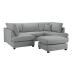 Carnaby Sofa Grey U Shape Corner