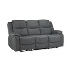 Harald Electric Recliner Sofa Grey 3 Seater