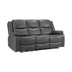 Harald Electric Recliner Sofa Grey 3 Seater
