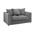 Harley Jumbo Sofa Grey 2 Seater