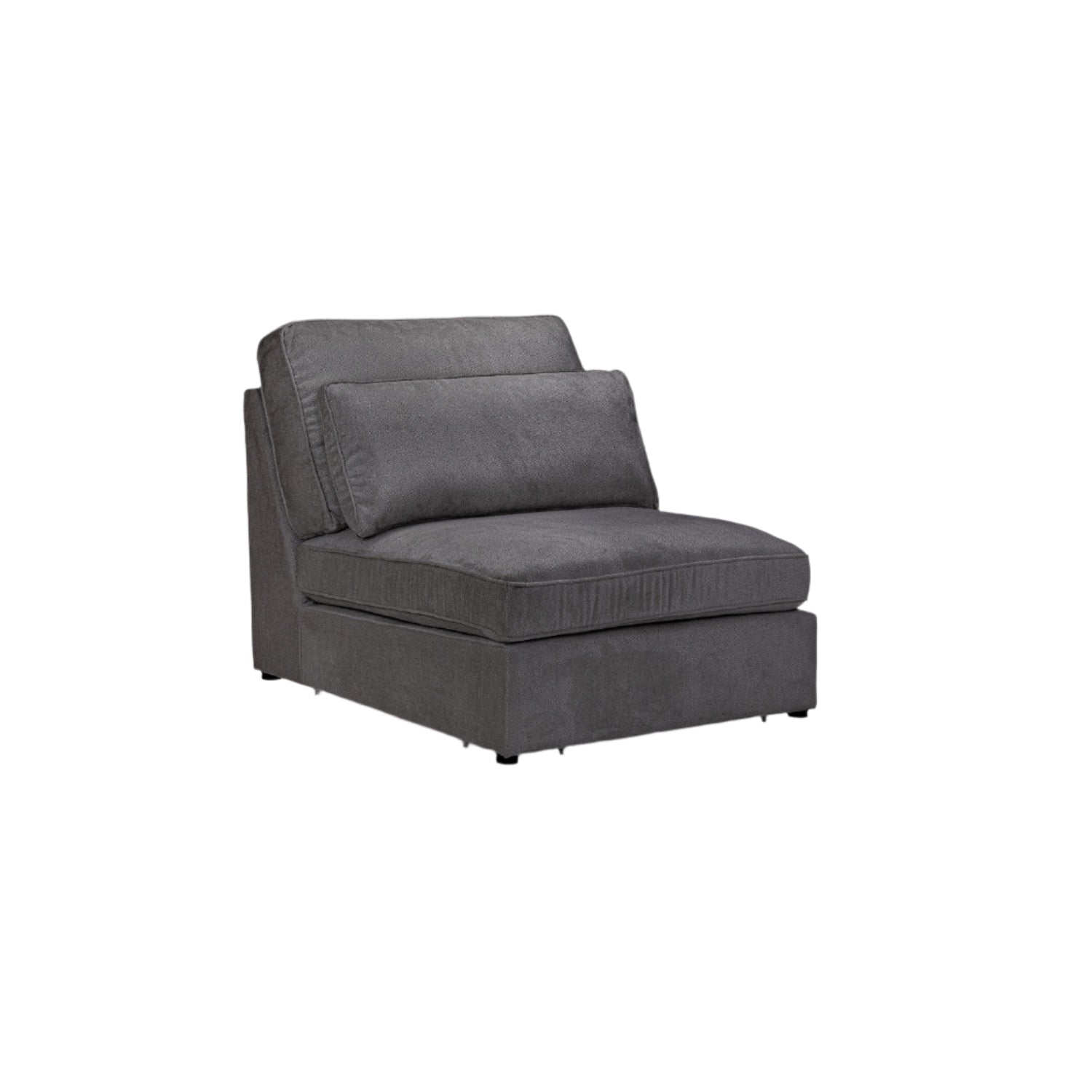 Kiana Modular Sofa Grey Armless Piece