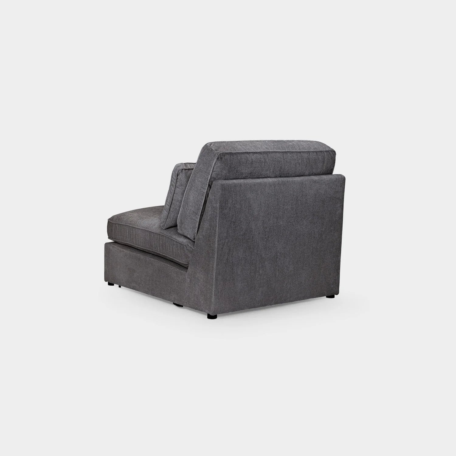 Kiana Modular Sofa Grey Armless Piece