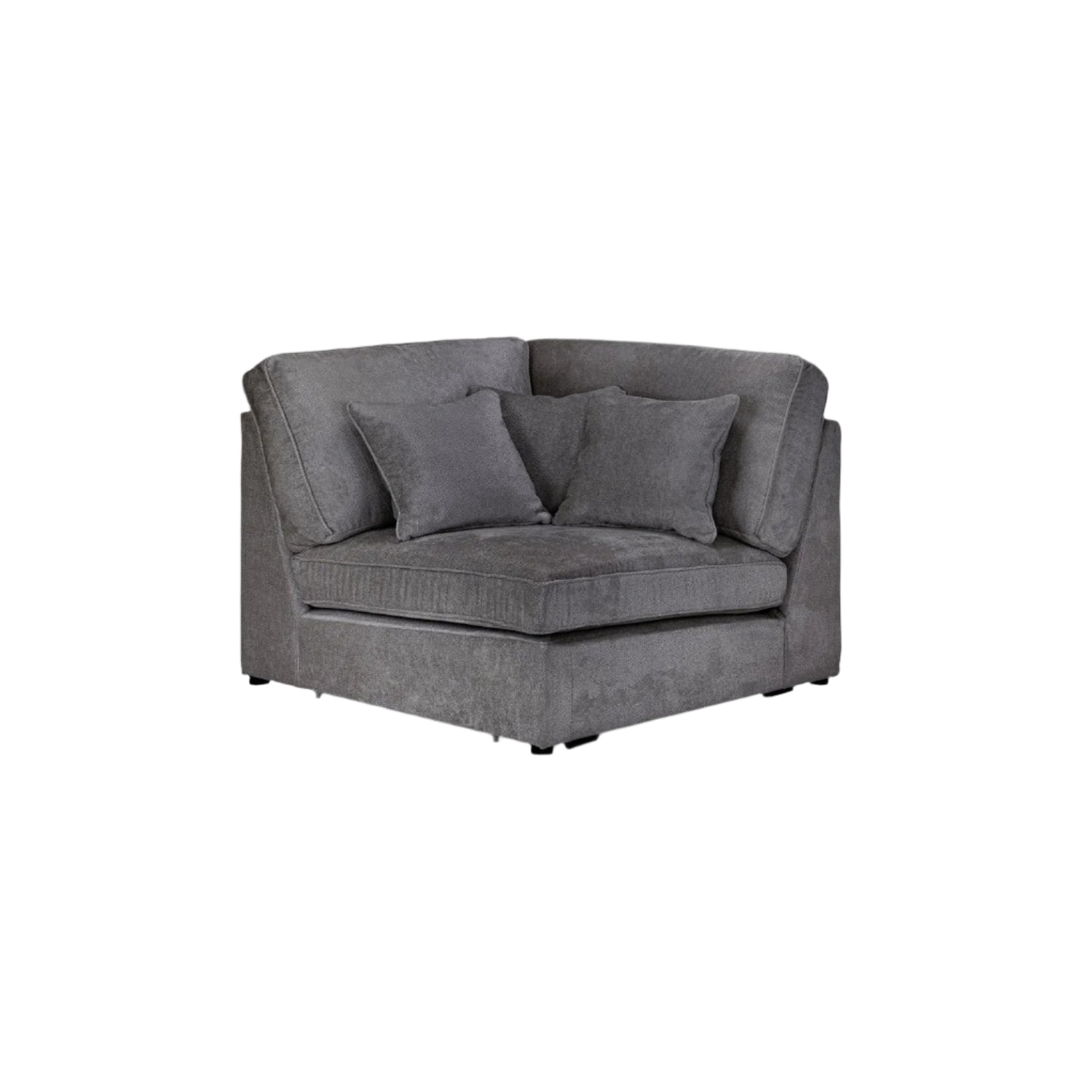 Kiana Modular Sofa Grey Corner Piece
