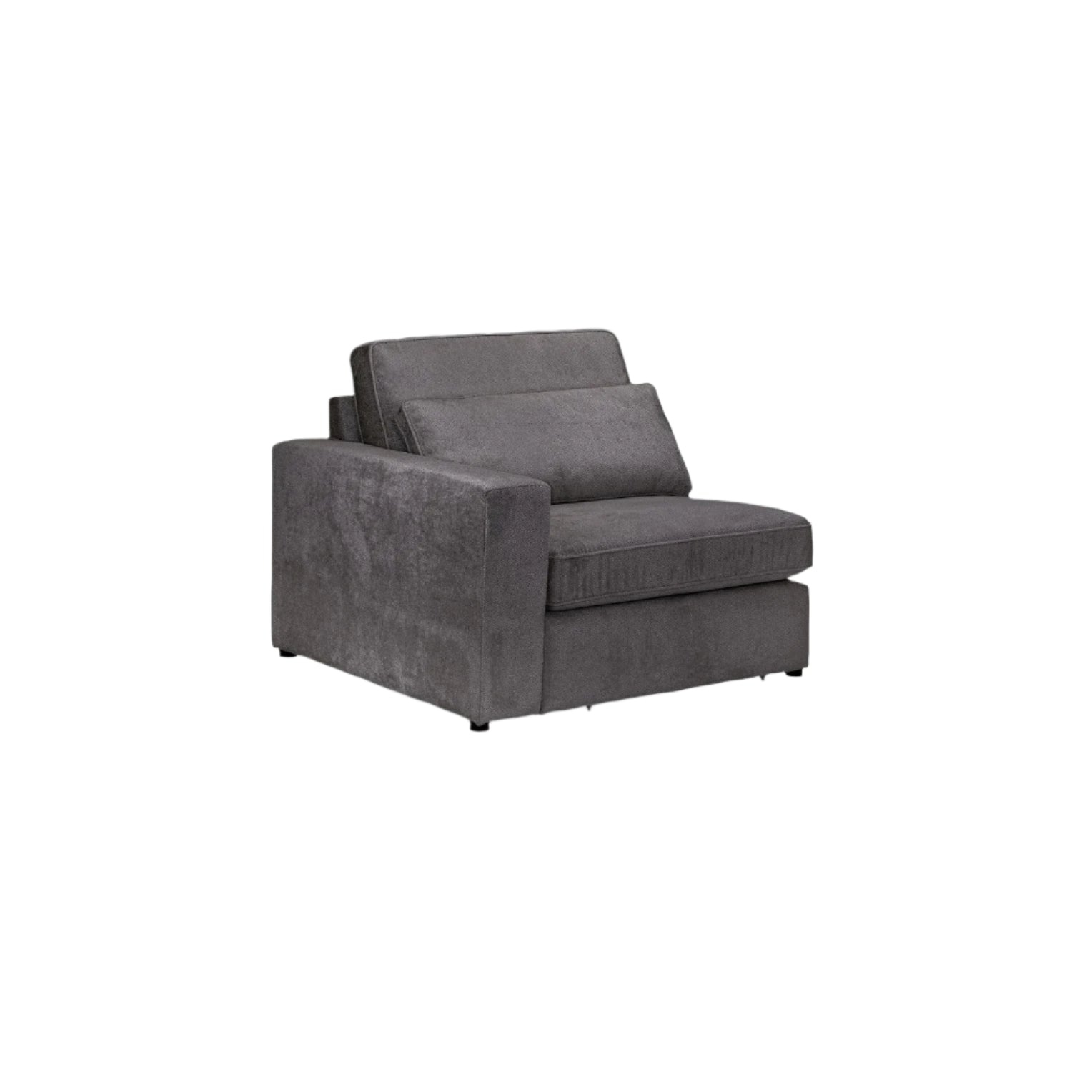 Kiana Modular Sofa Grey Left Hand Arm Piece
