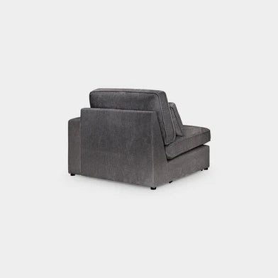 Kiana Modular Sofa Grey Right Hand Arm Piece