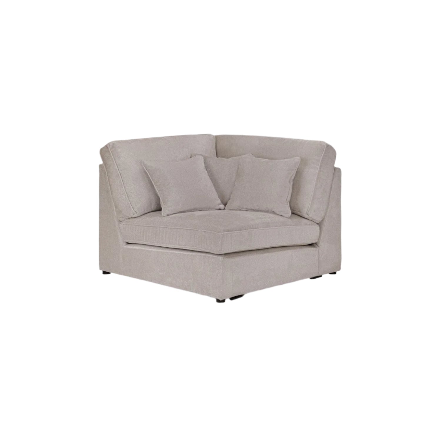 Kiana Modular Sofa Mocha Corner Piece