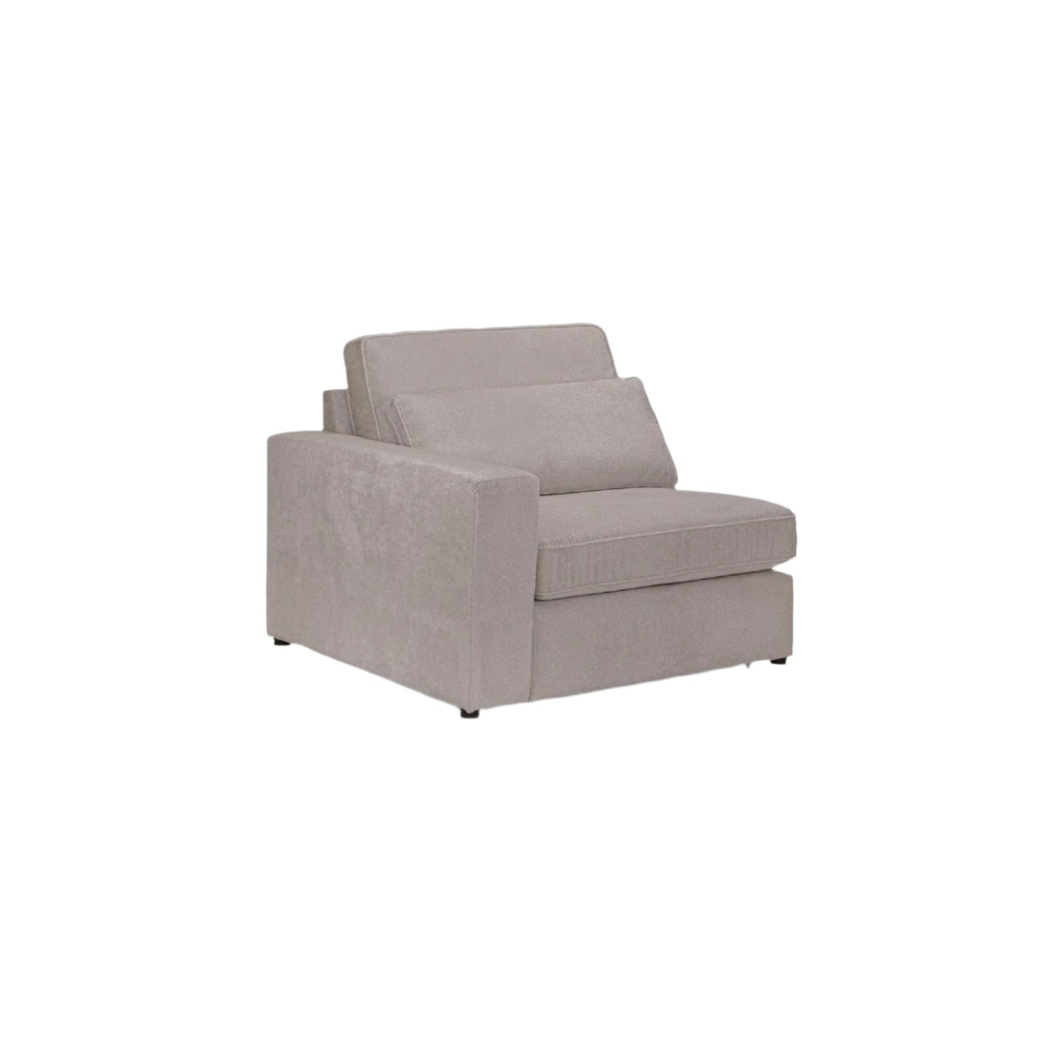 Kiana Modular Sofa Mocha Left Hand Arm Piece