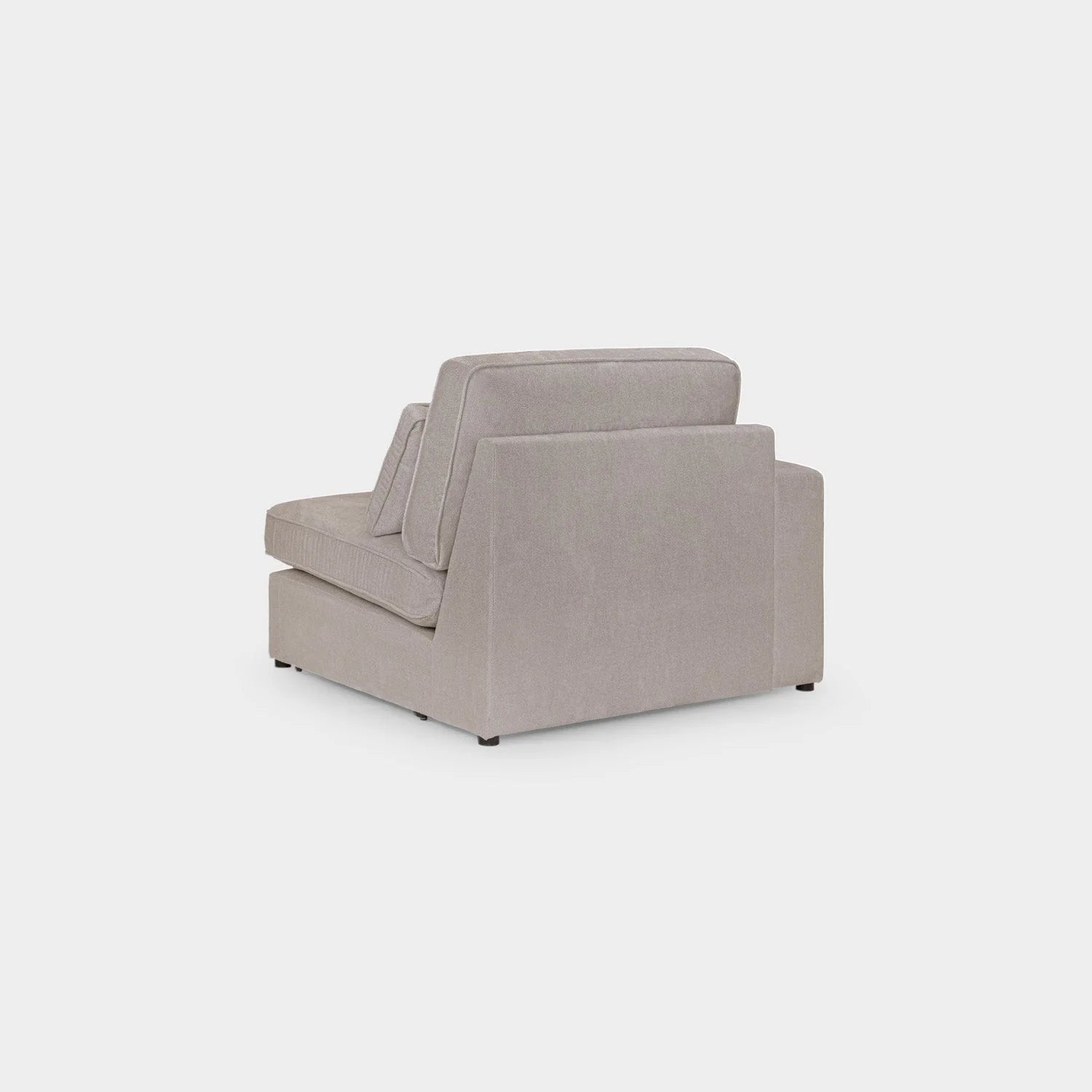 Kiana Modular Sofa Mocha Left Hand Arm Piece