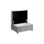 Mirabel Sofa Grey Footstool