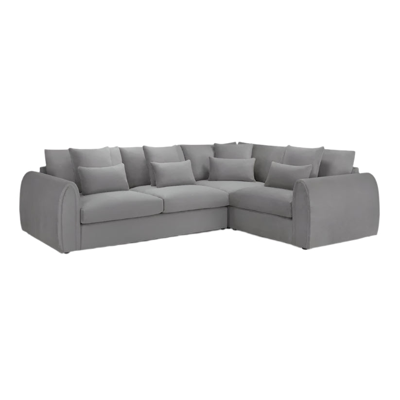 Mirabel Sofa Black Grey Right Hand Facing Corner