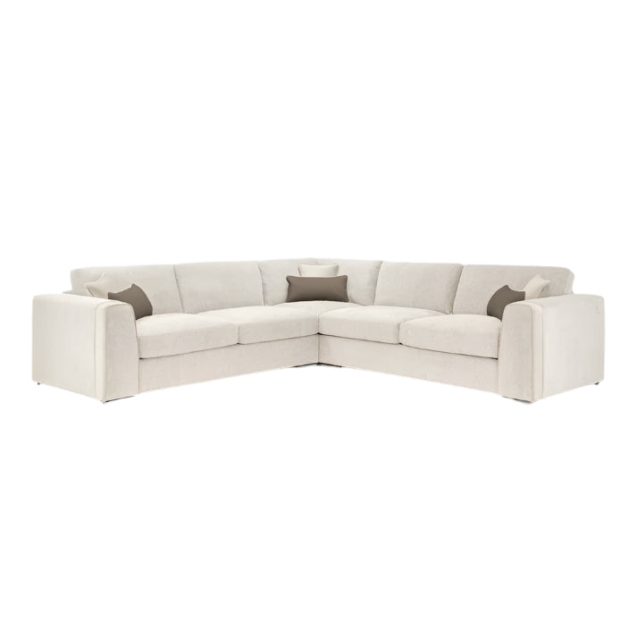 Naples Sofa Beige Large Corner