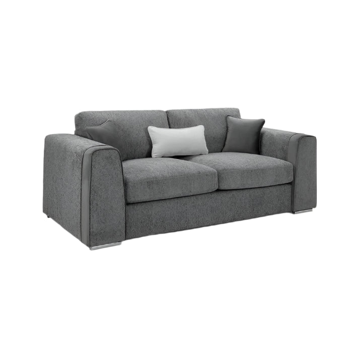 Naples Sofa Grey 3 Seater