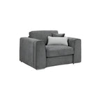 Naples Sofa Grey Armchair