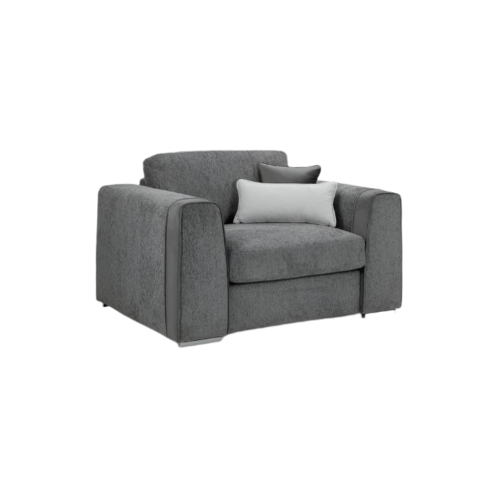 Naples Sofa Grey Armchair