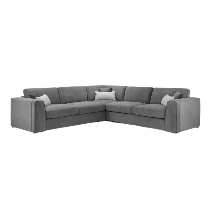 Naples Sofa Grey Large Corner