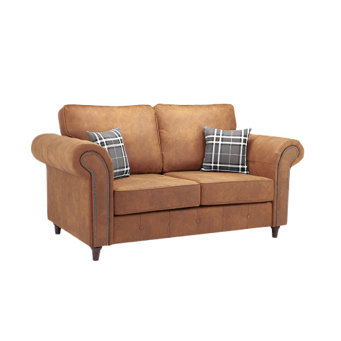 Oakland Sofa Tan 2 Seater