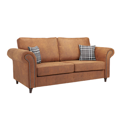 Oakland Sofa Tan 3 Seater