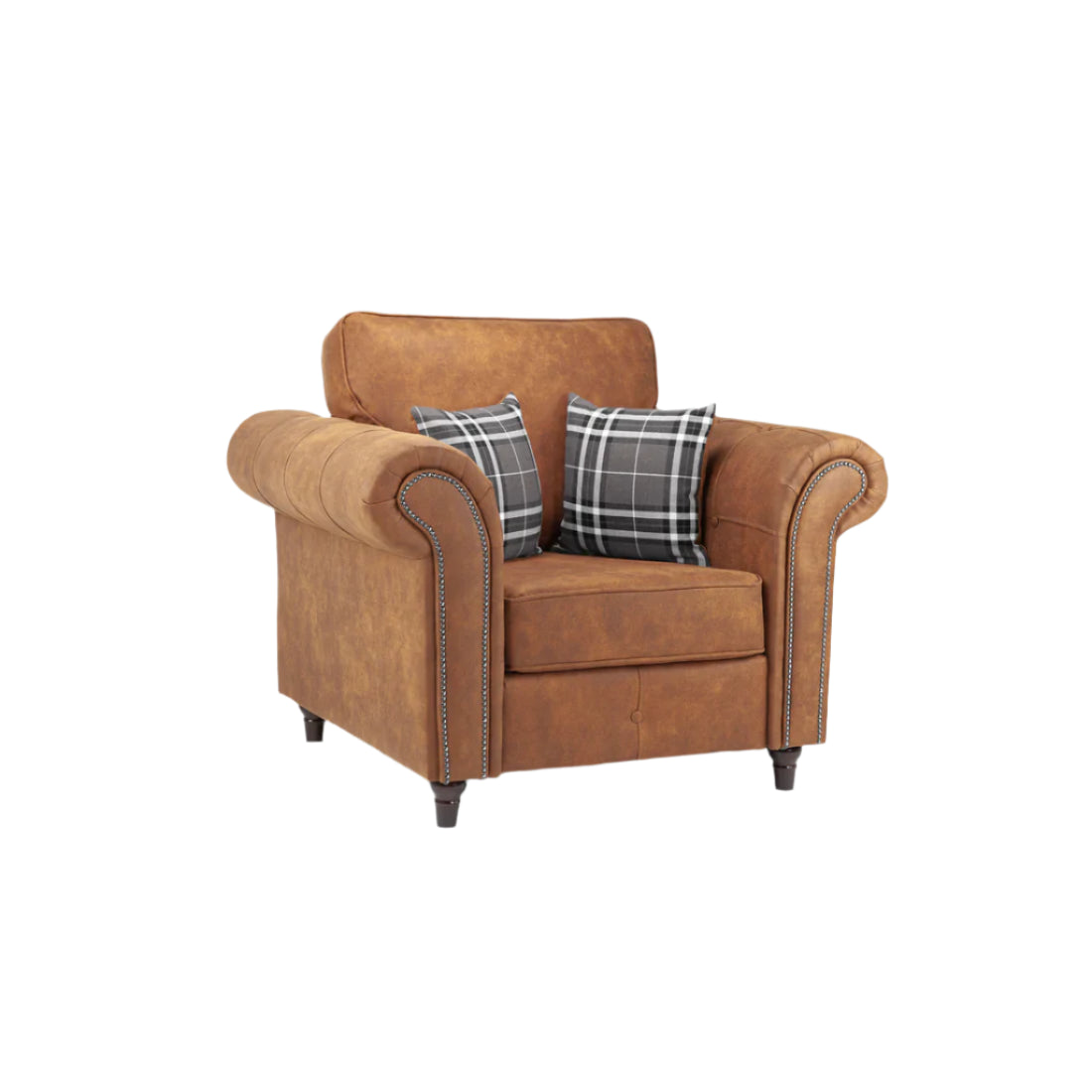 Oakland Sofa Tan Armchair