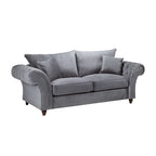 Windsor Fullback Sofa Grey 3 Seater