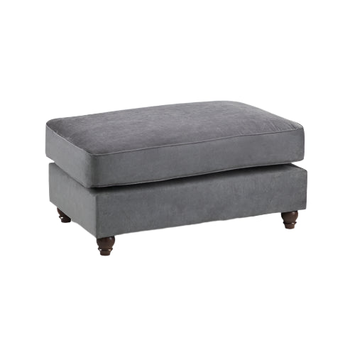 Windsor Fullback Sofa Grey Footstool
