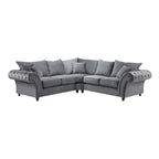 Windsor Fullback Sofa Grey Large Corner