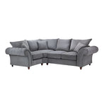 Windsor Fullback Sofa Grey Left Hand Facing Corner