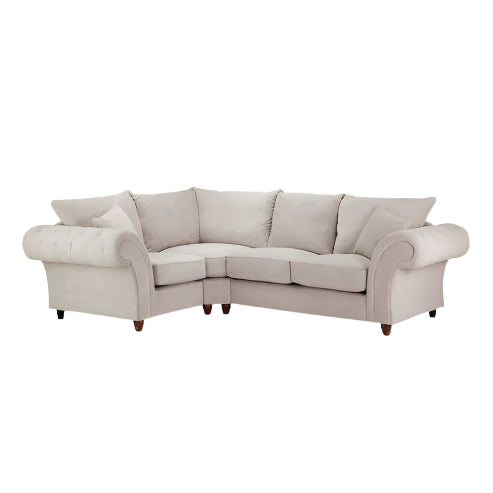 Windsor Fullback Sofa Stone Left Hand Facing Corner
