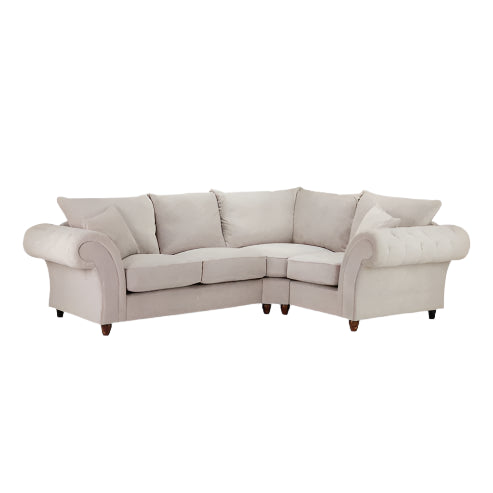 Windsor Fullback Sofa Stone Right Hand Facing Corner