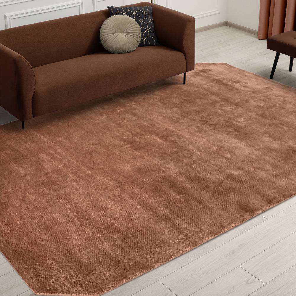 Gleam  200x290cm Terracotta Rug