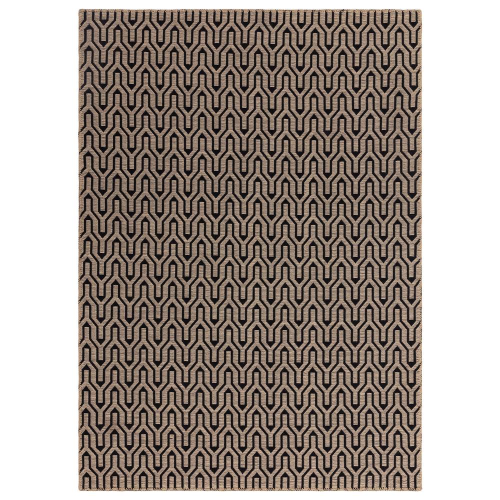 Global 120x170cm Black Lattice Rug