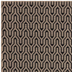 Global 120x170cm Black Lattice Rug