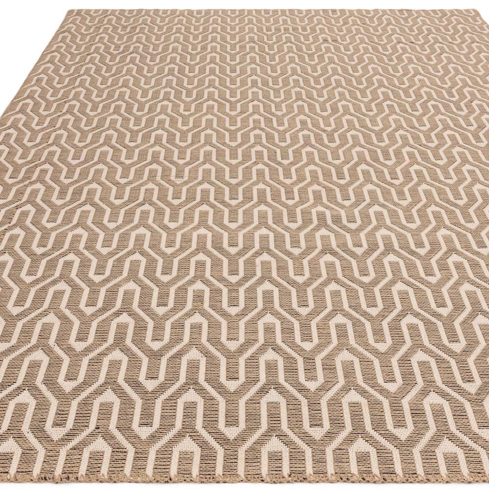 Global 200x290cm Cream Lattice Rug
