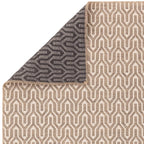 Global 160x230cm Cream Lattice Rug