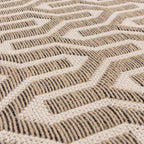 Global 120x170cm Cream Lattice Rug