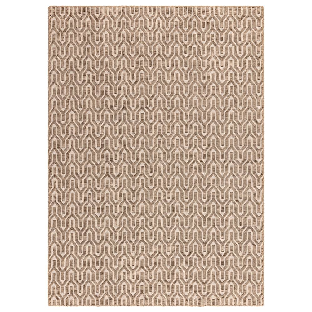 Global 200x290cm Cream Lattice Rug