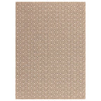 Global 200x290cm Cream Lattice Rug