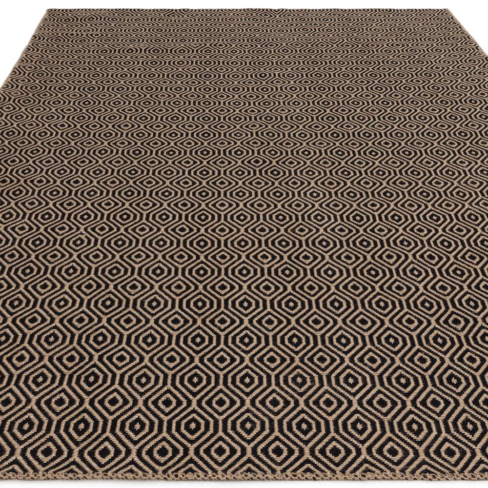 Global 120x170cm Black Mosaic Rug