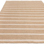 Global 120x170cm Cream Stripe Rug