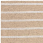 Global 160x230cm Cream Stripe Rug